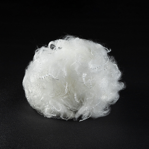 Recycled Siliconized Polyester Staple Fiber: 1.5D × 51mm