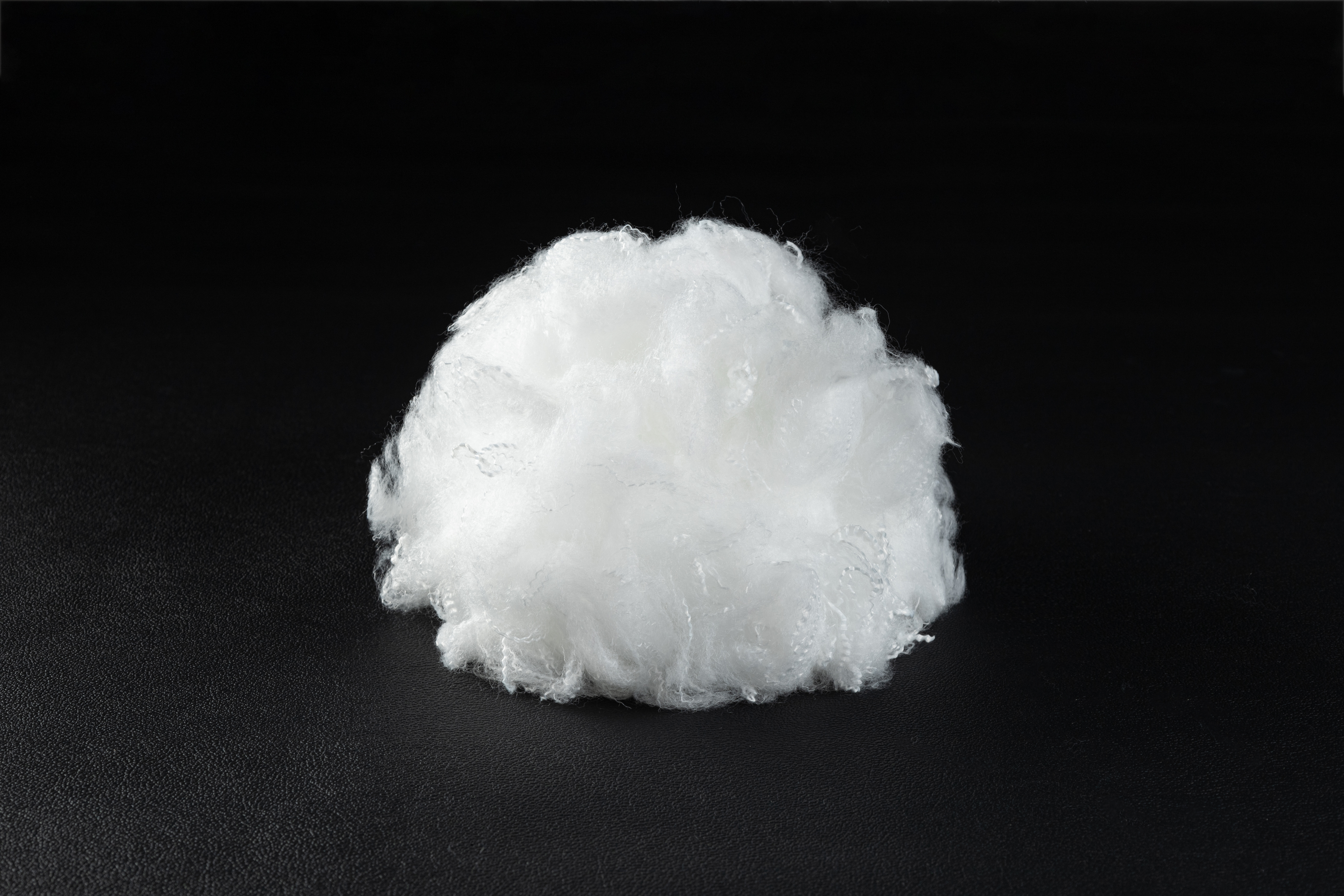 Recycled Siliconized Polyester Staple Fiber 0.9D &times; 22mm