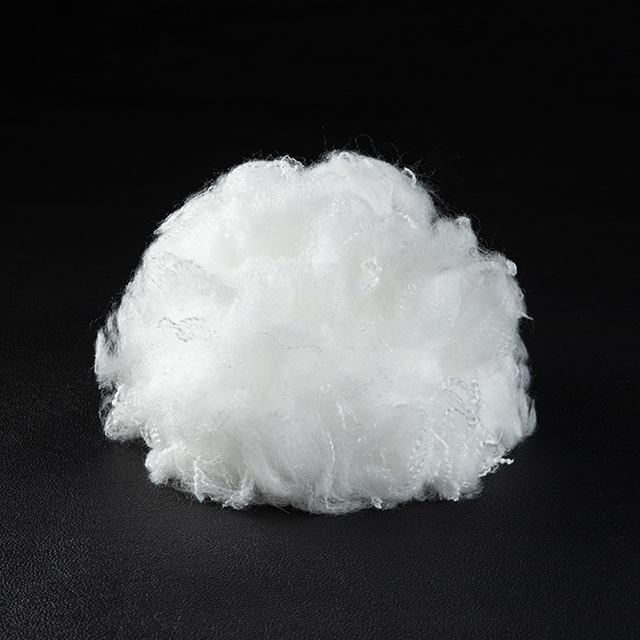 Recycled Siliconized Polyester Staple Fiber 0.9D×22mm