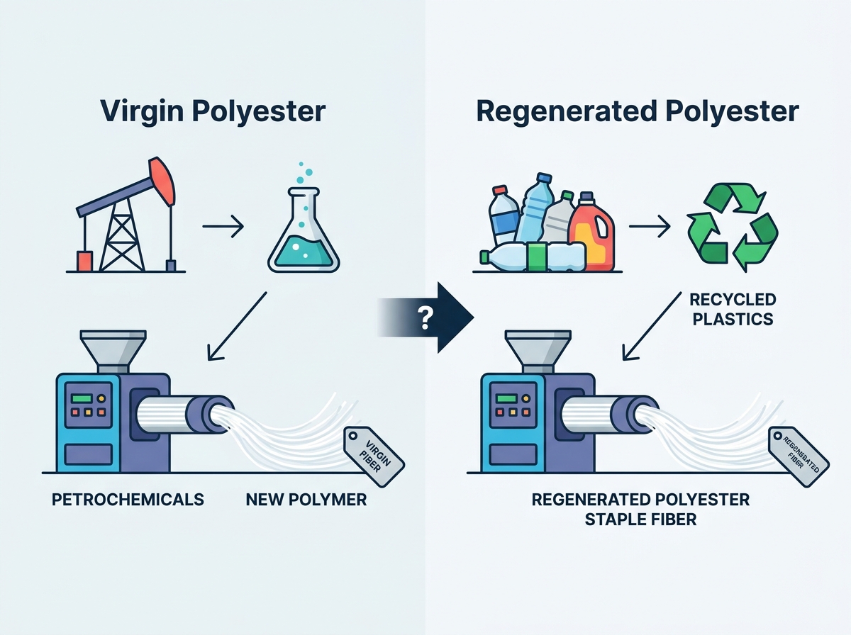 Regenerated Polyester Staple Fiber
